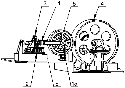 Performance detection system of electric automobile hub motor