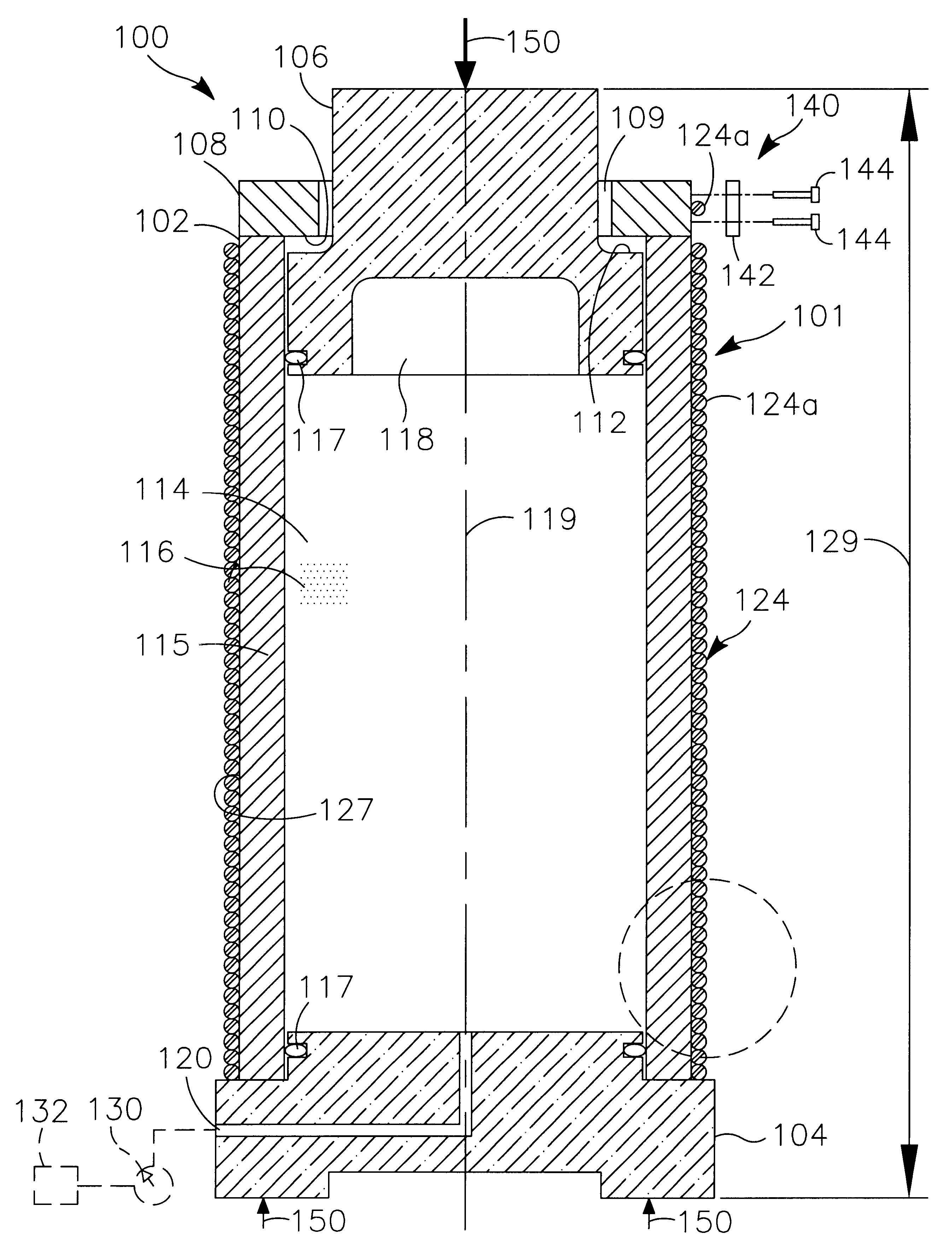 Column structures and methods for supporting compressive loads