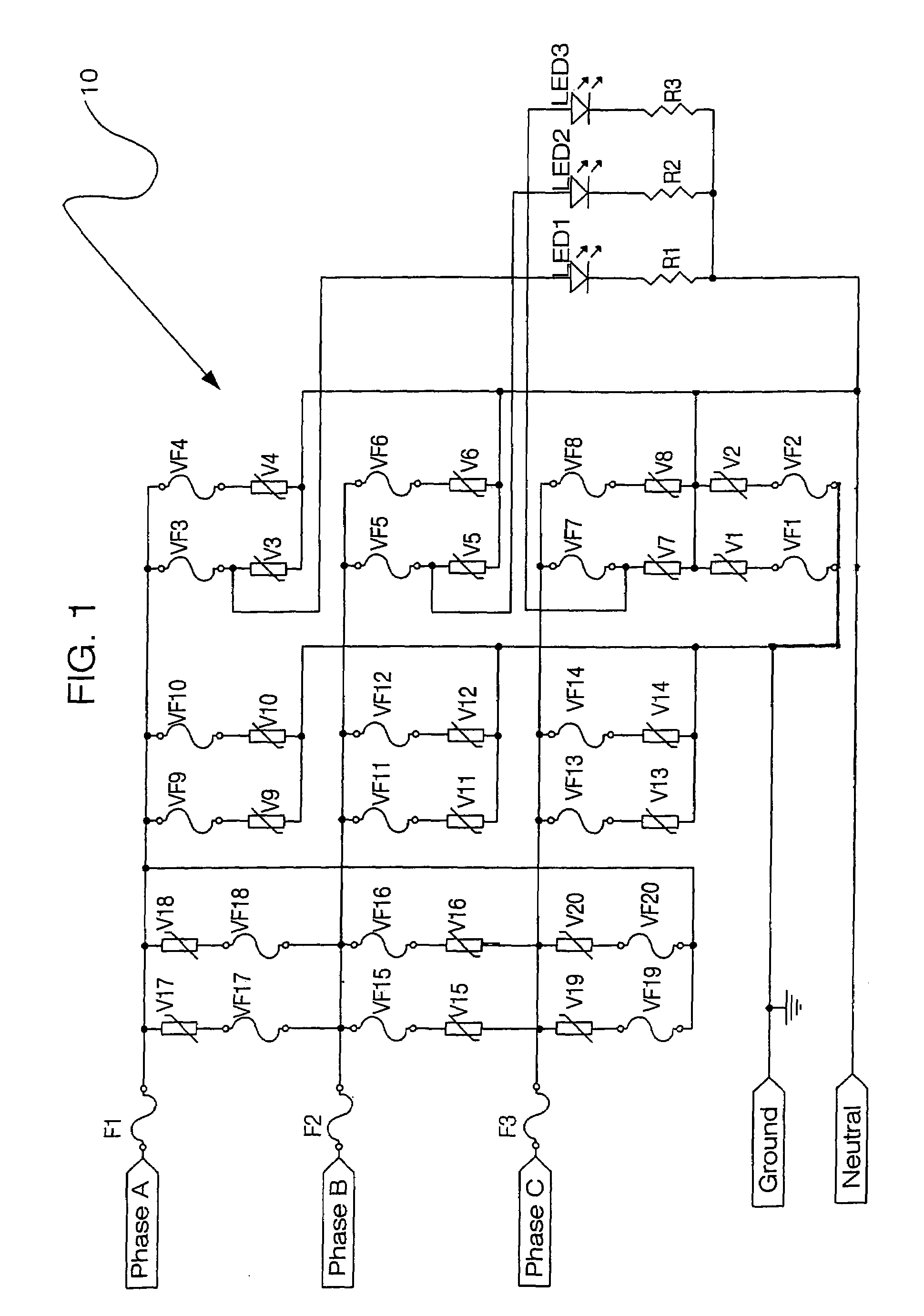 Apparatus and method for fusing voltage surge and transient anomalies in a surge suppression device