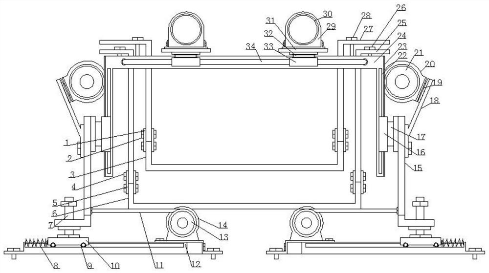 Temporary vehicle passing device for municipal engineering during road construction