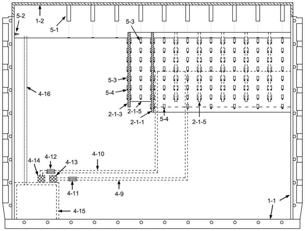 Centrifugal model test device and method for researching spatial effect of working properties of lattice-shaped diaphragm wall enclosure structure