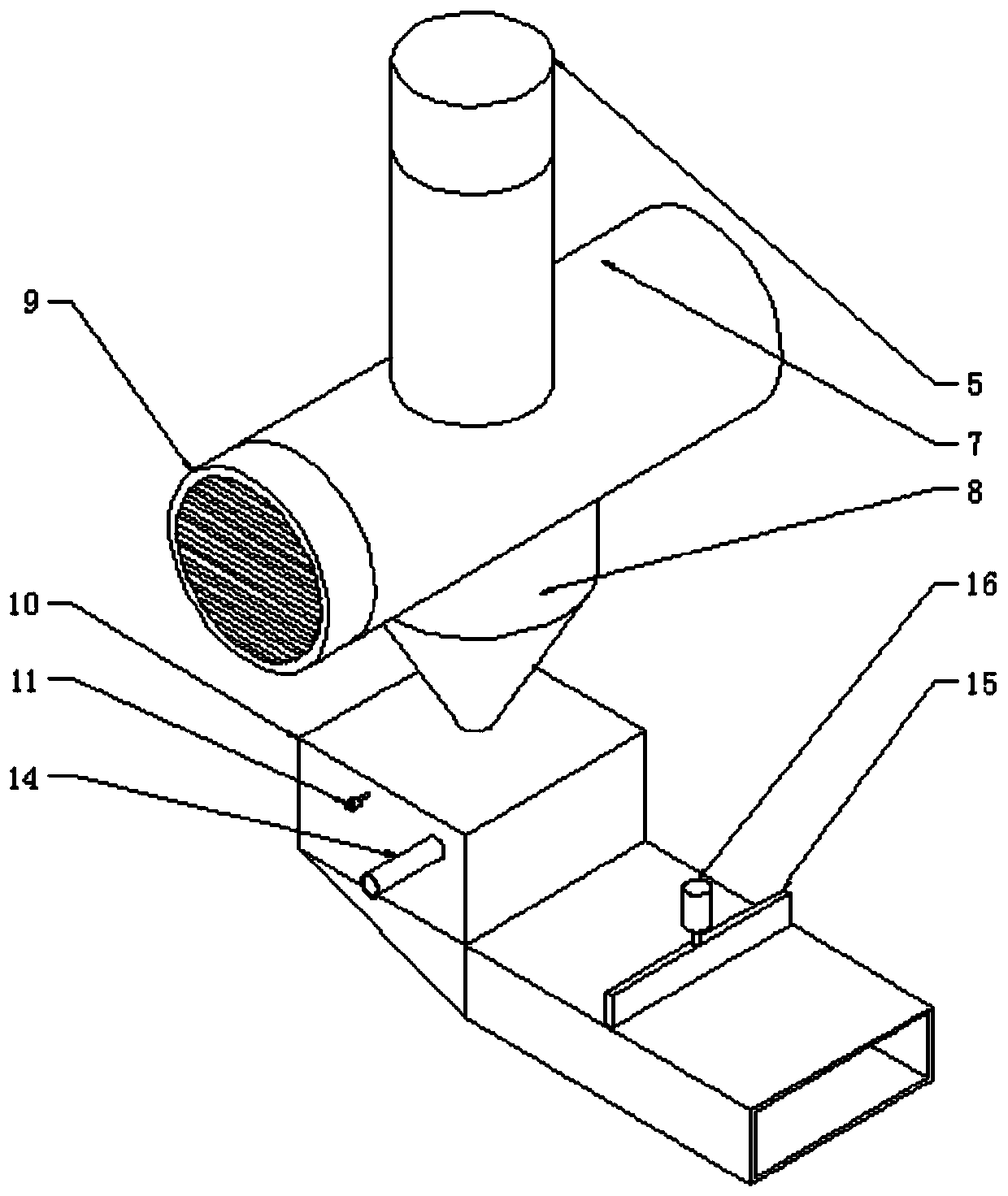 A cleaning and lifting device and method for a grain conveyor