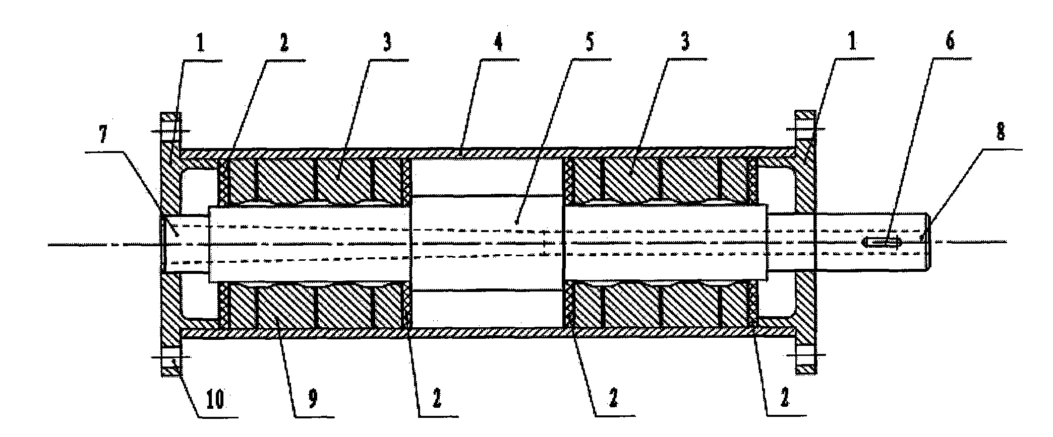Spindle unit of bearing detecting device