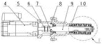 An online real-time deviation correction device and method for paper edge height