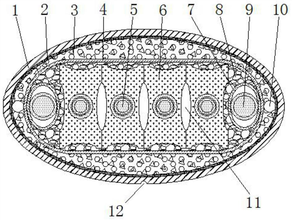 A nuclear radiation-resistant mobile cable for cranes