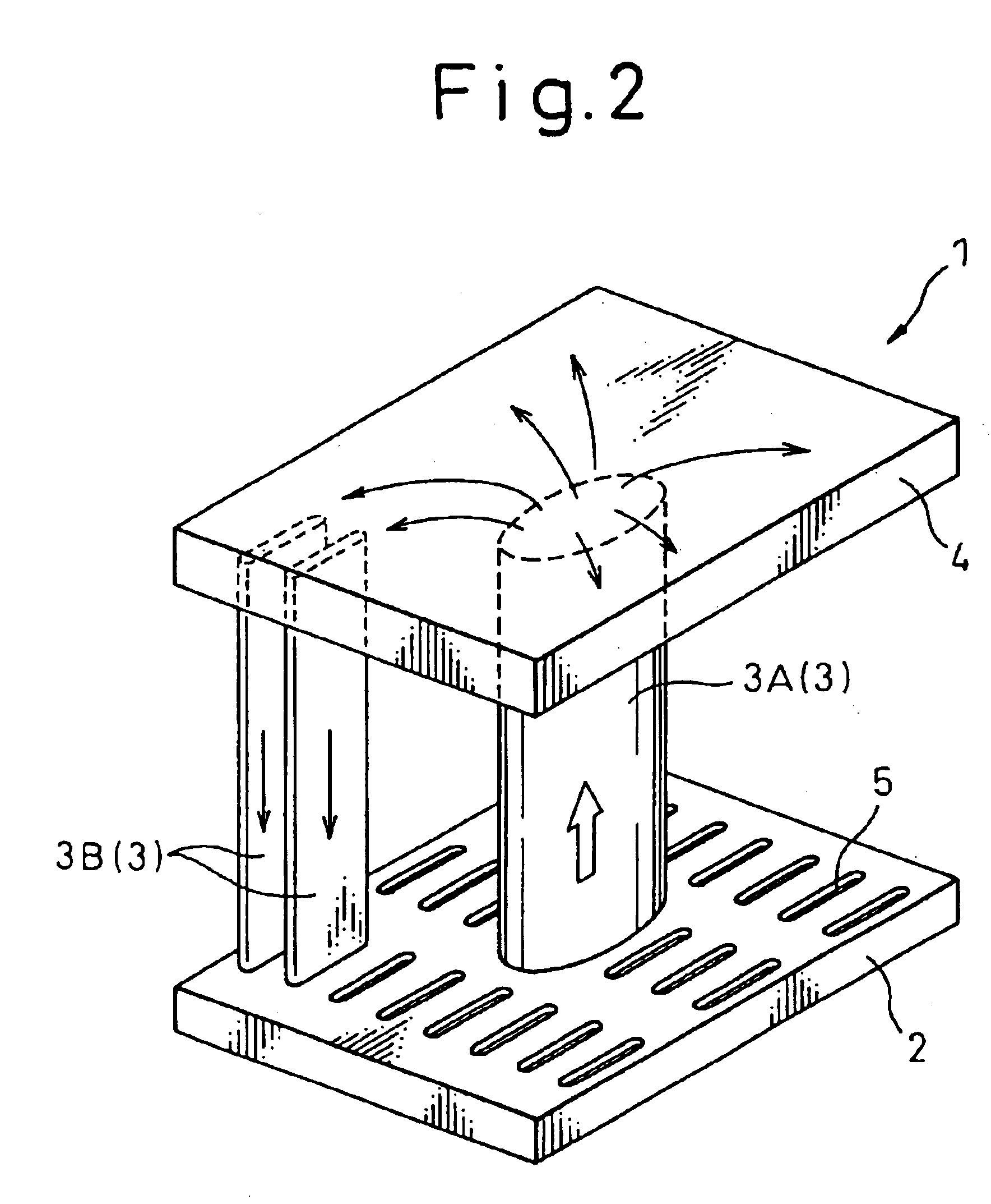 Cooling apparatus boiling and condensing refrigerant with a refrigerant vapor passage having a large cross sectional area