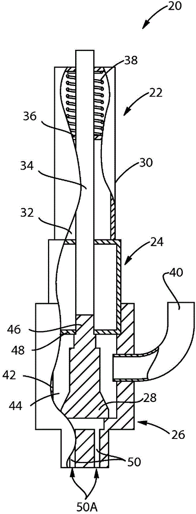 Multi-hole filling nozzle and components thereof