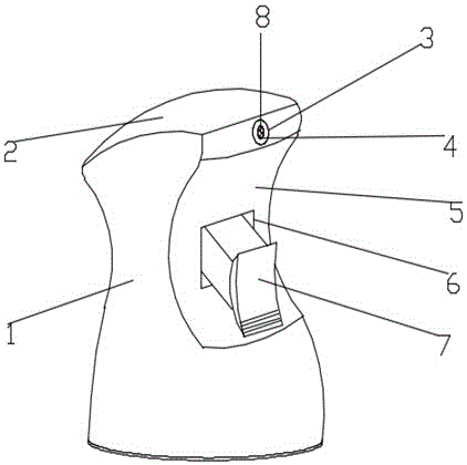 Novel hand-held spray header