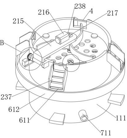 Automatic subdivision loading and transporting equipment for fishing boat