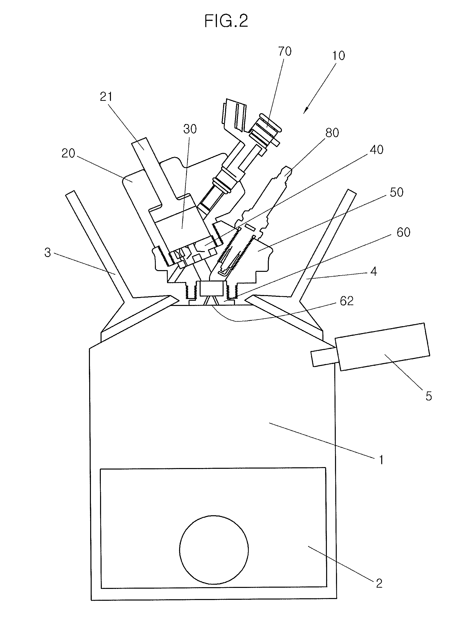 Pre-chamber jet igniter and engine including combustion chamber employing the same
