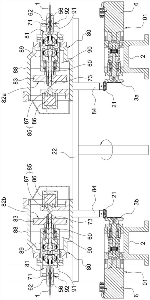 Automatic locking universal clamping mechanism for multi-station milling cutter machining machine