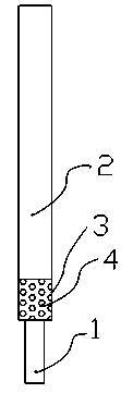 Anti-slip mercurial thermometer