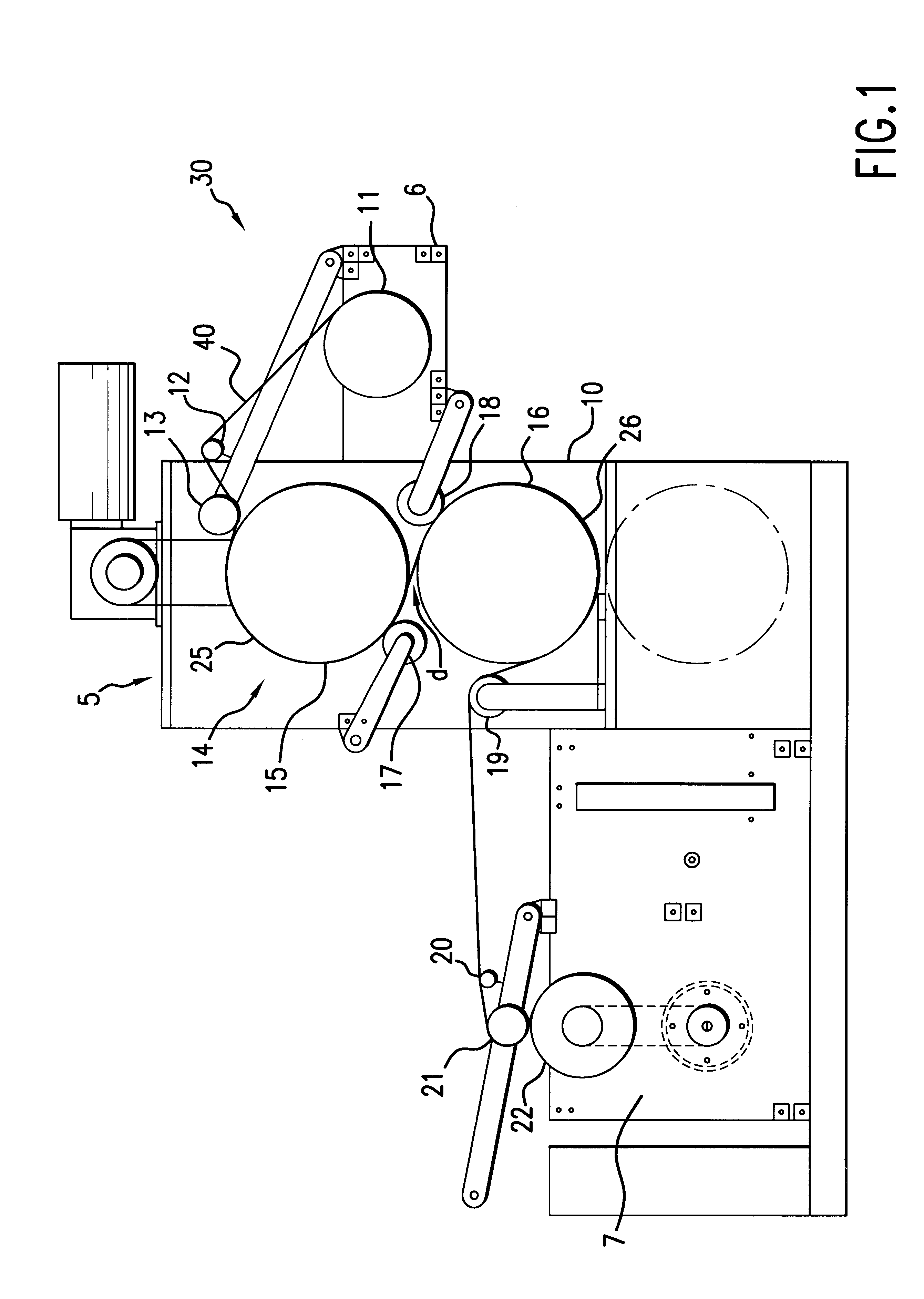 Apparatus and high speed process for making highly stretched film