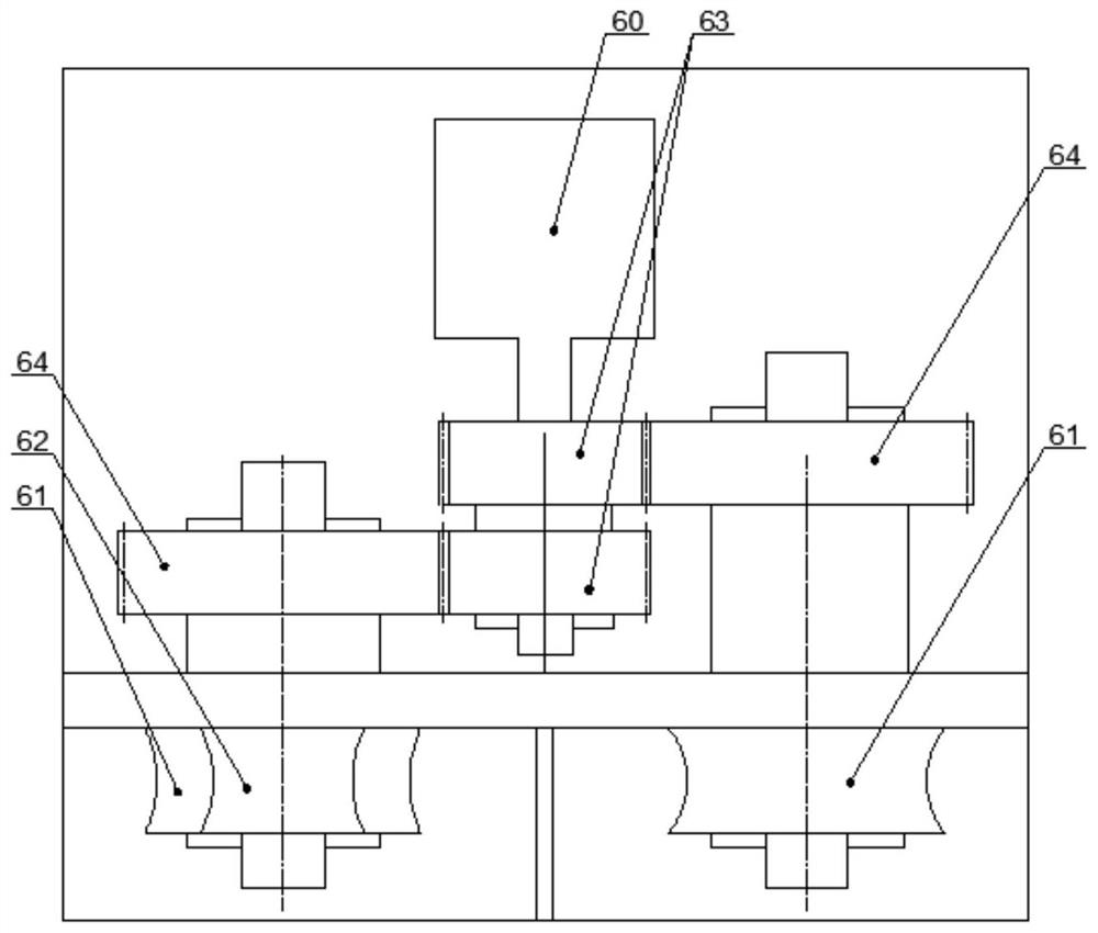 Steel pipe close-range inner and outer wall flushing device after acid pickling