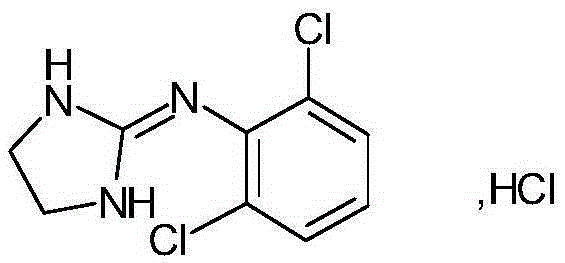 Clonidine adhesive patch and preparation method thereof