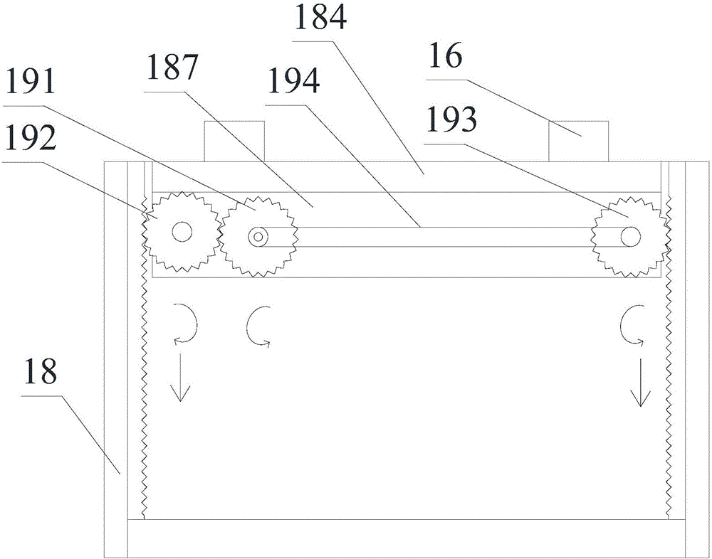 Rocking handle type double-adjustable feeding supporting device