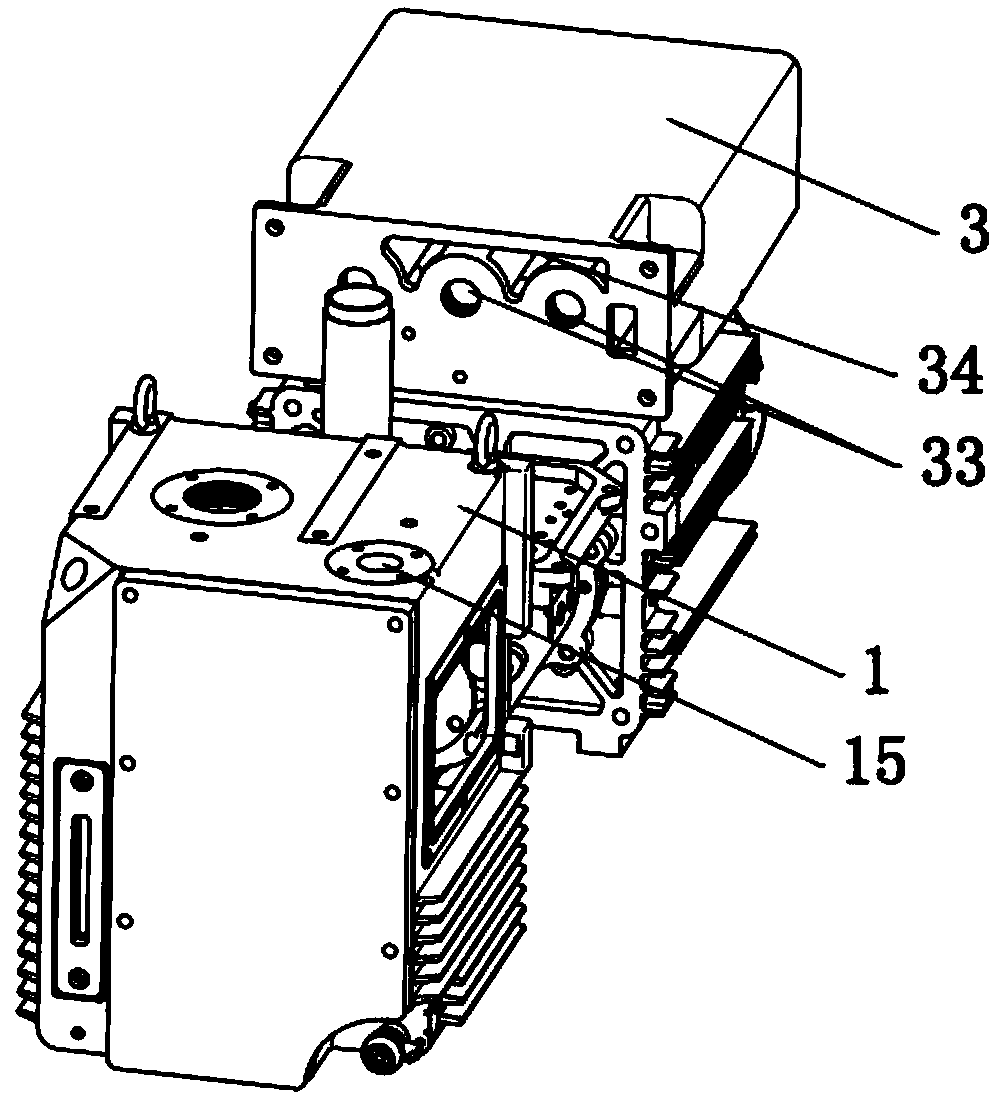 Vacuum pump with auxiliary exhausting mechanism