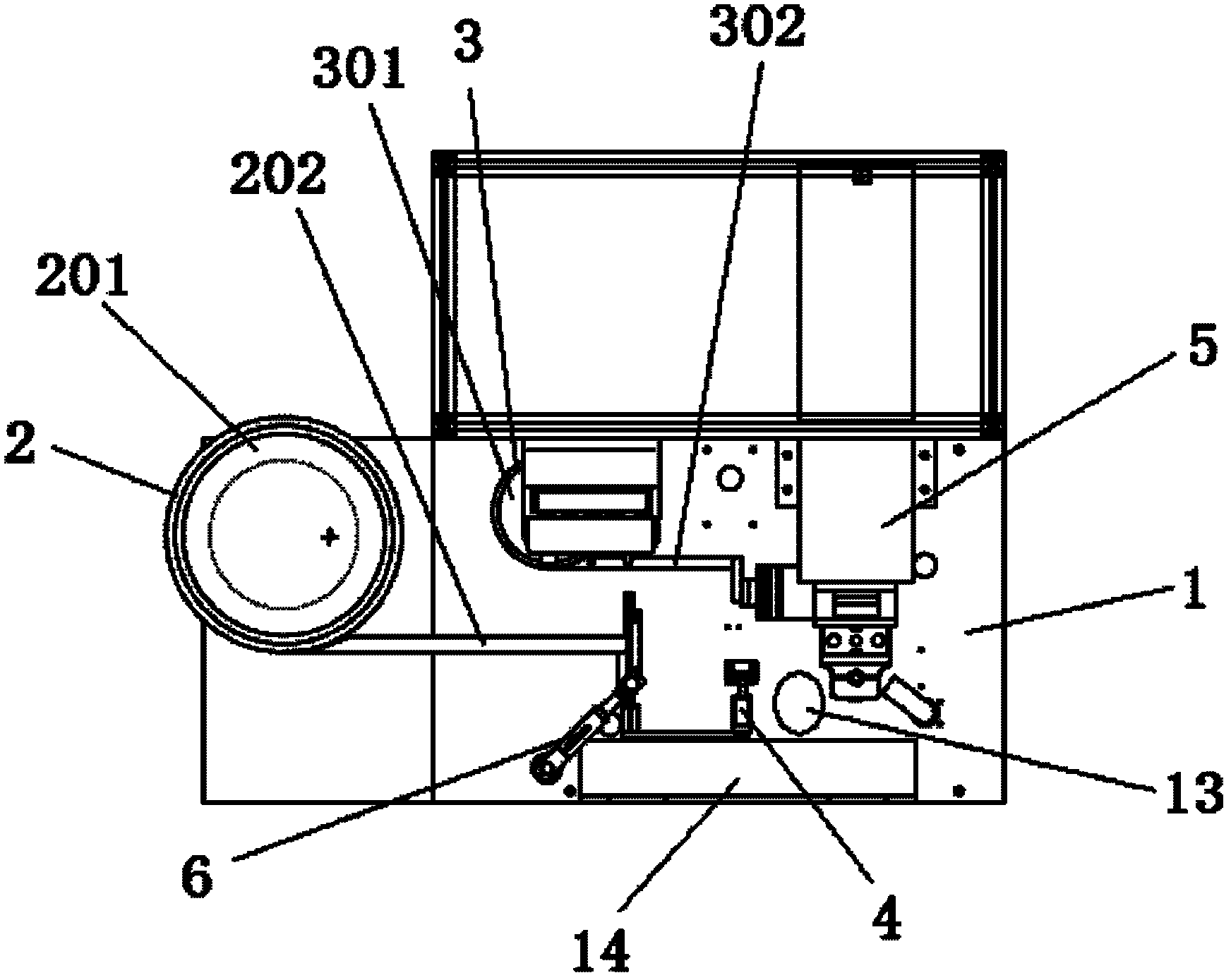 Static contact and silver point automatic welding device