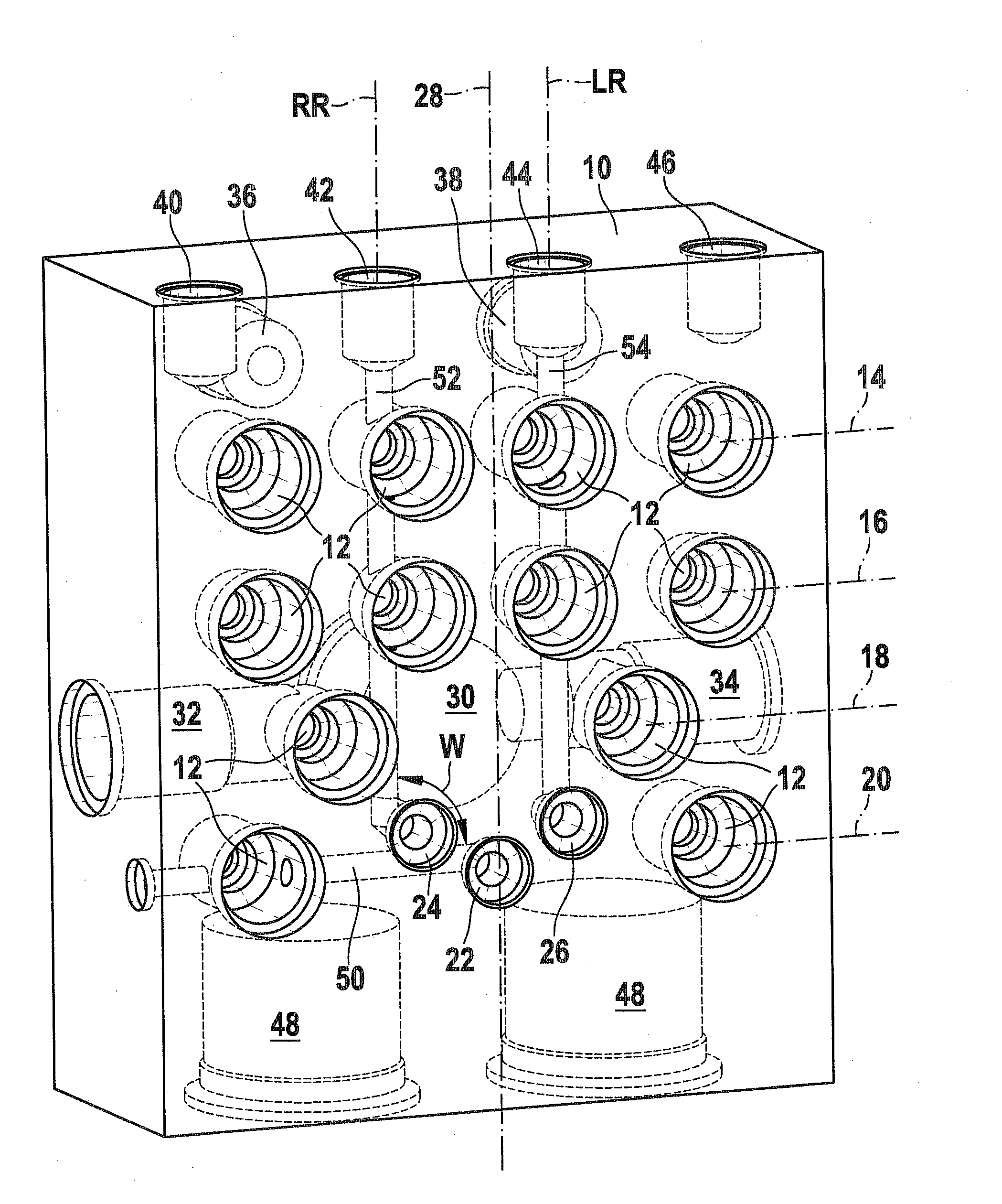 Hydraulic assembly for a hydraulic vehicle brake system with traction control