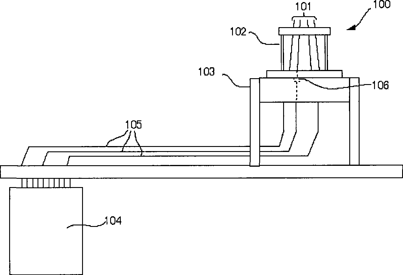 Substrate inspecting jig, and electrode structure of connecting electrode unit in the jig