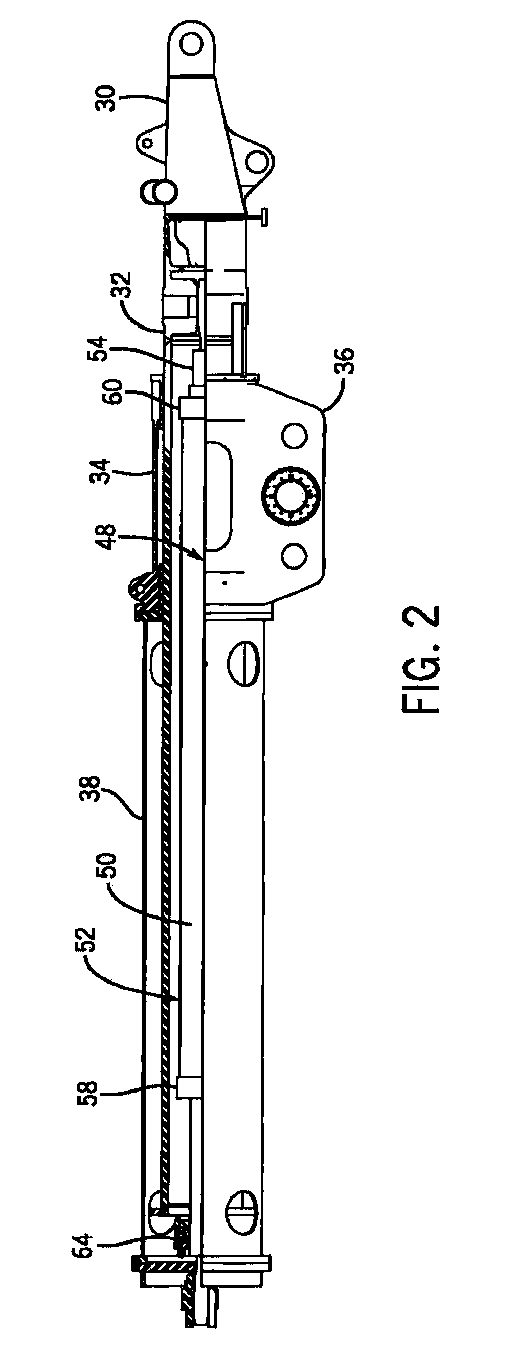 Hydraulic crowd system for electric mining shovel