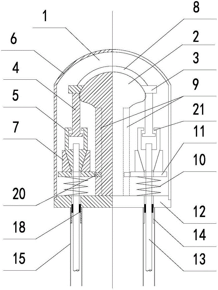 U-shaped anchor cable recoverable in working cable main rib and application method thereof
