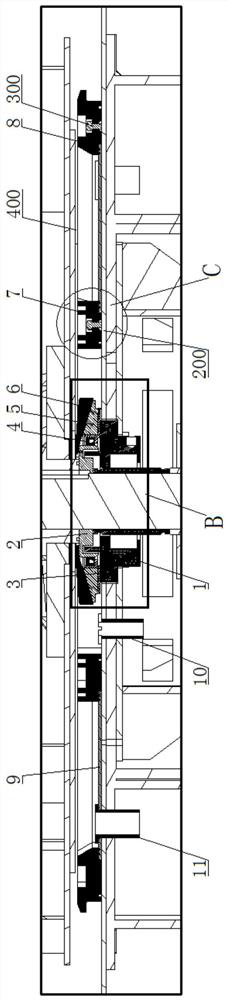 Vertically-mounted drainage shaft seal mechanism and centrifugal fan