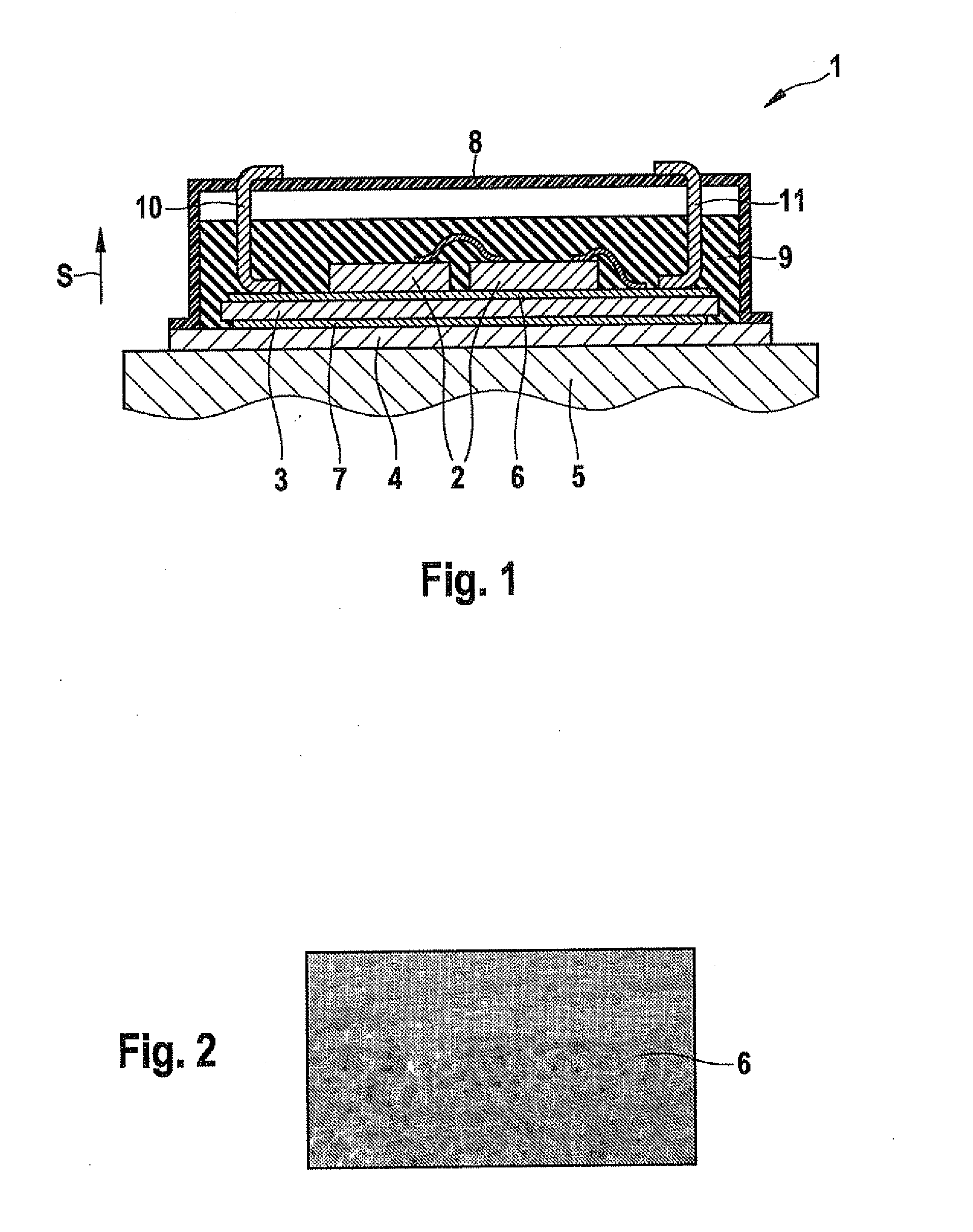 Electrical or electronic composite component and method for producing an electrical or electronic composite component