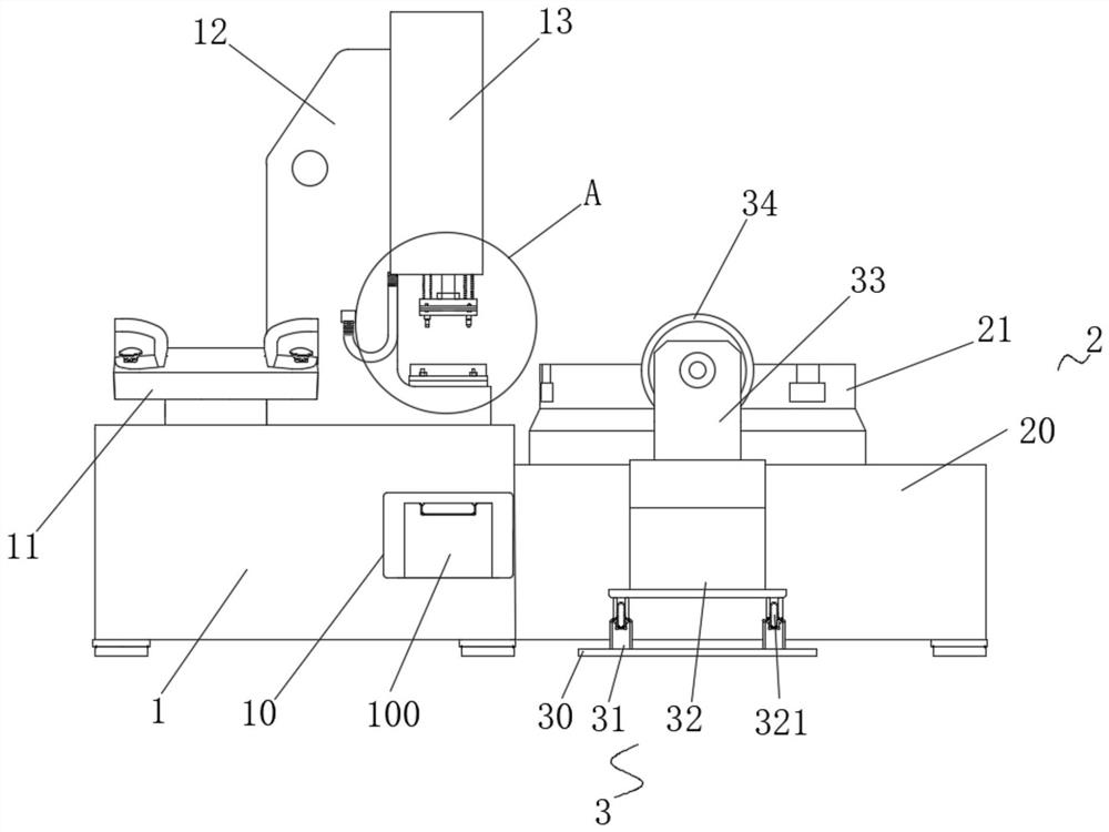 Stainless steel plate hole punching device