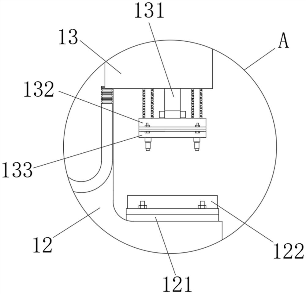 Stainless steel plate hole punching device