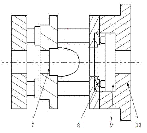 Method and device for forming sheet metal by high velocity impact of bullets