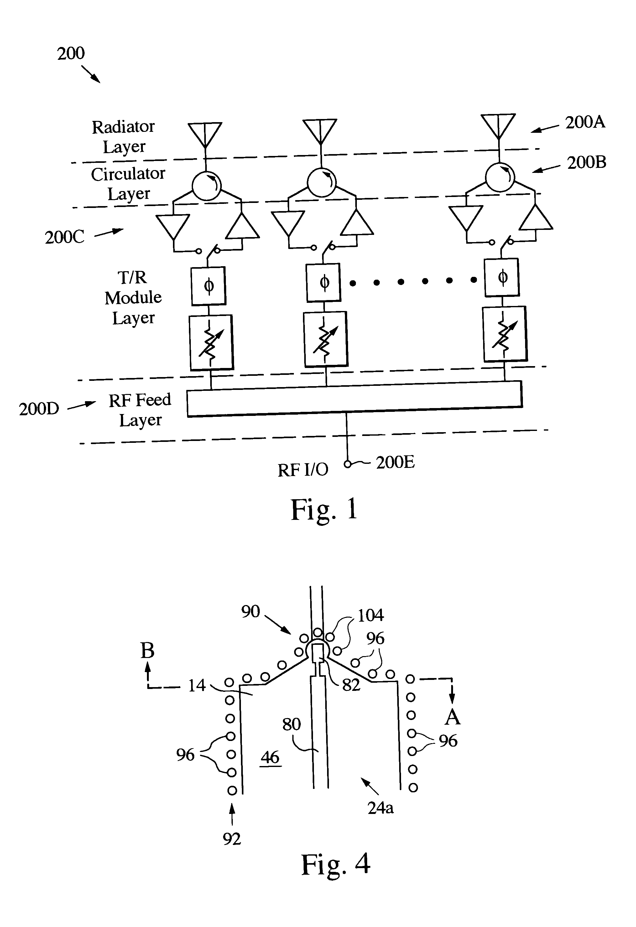 Embedded RF vertical interconnect for flexible conformal antenna