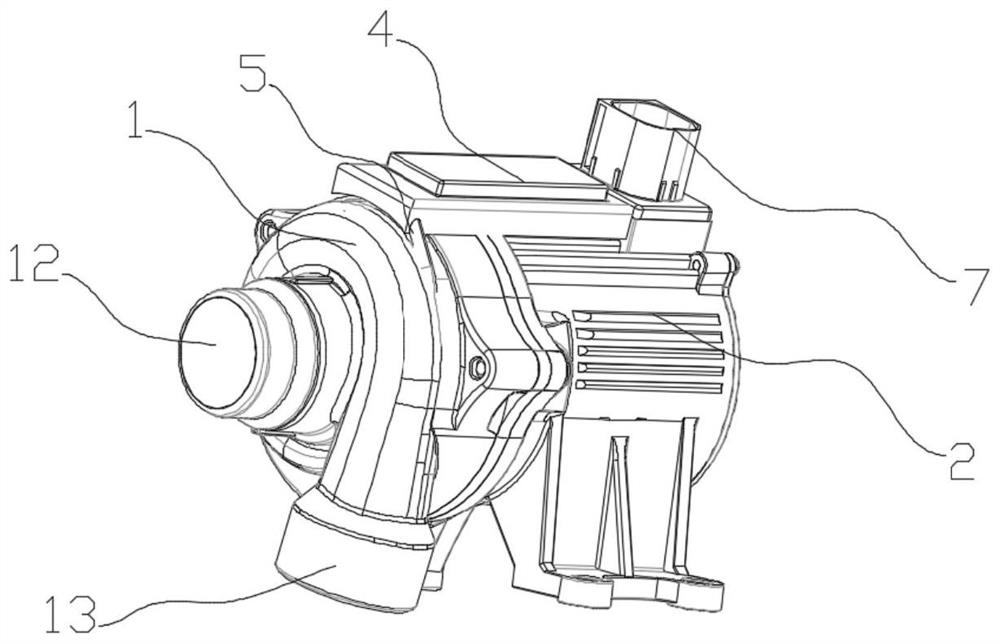 Engine water pump and control method thereof