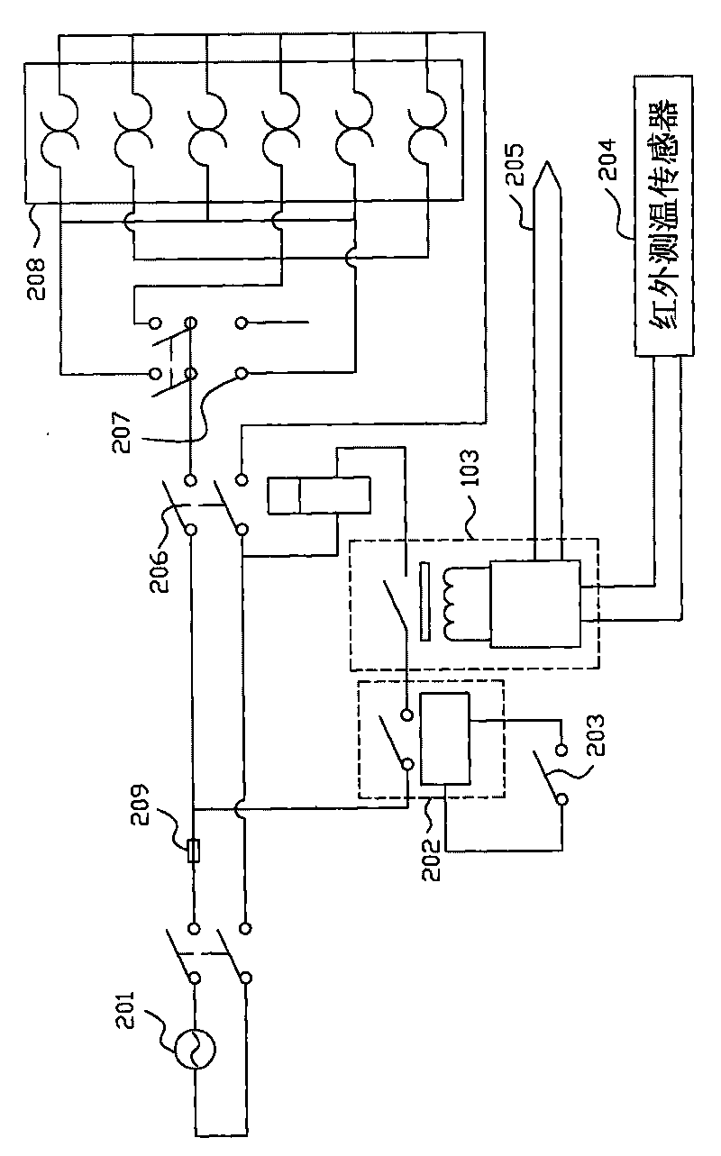 Intelligent control preheating device