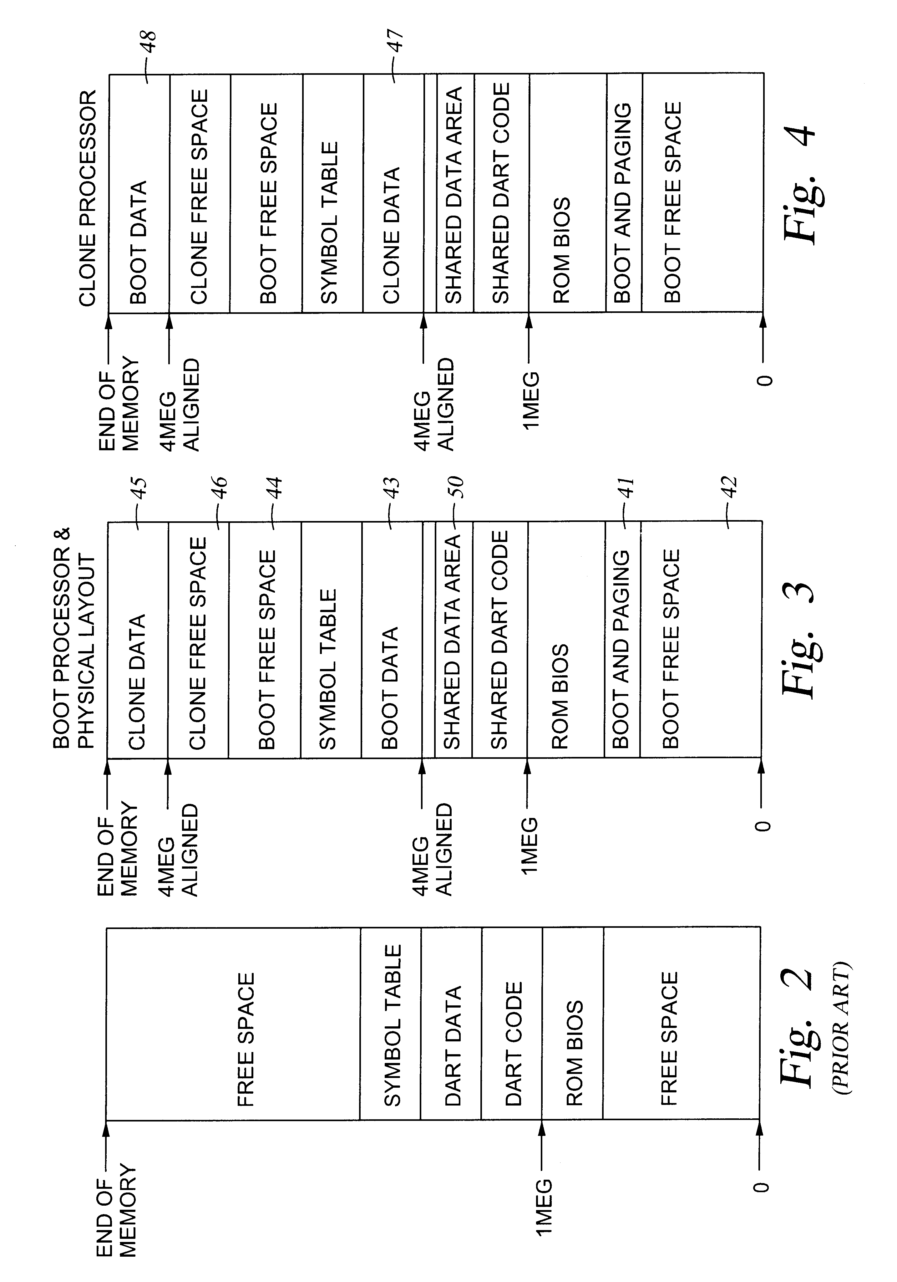 Method of sharing memory in a multi-processor system including a cloning of code and data