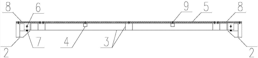 Integrated assembly type light floor and construction method thereof