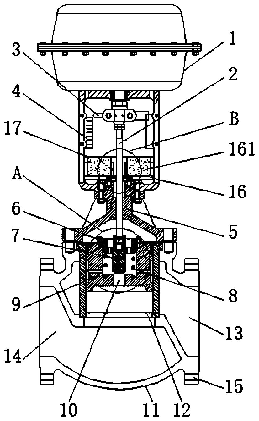 Firstly-opened adjustment valve