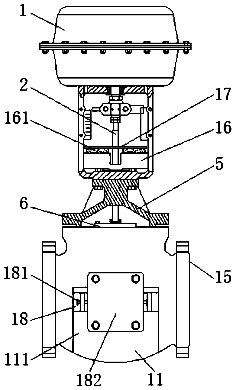 Firstly-opened adjustment valve