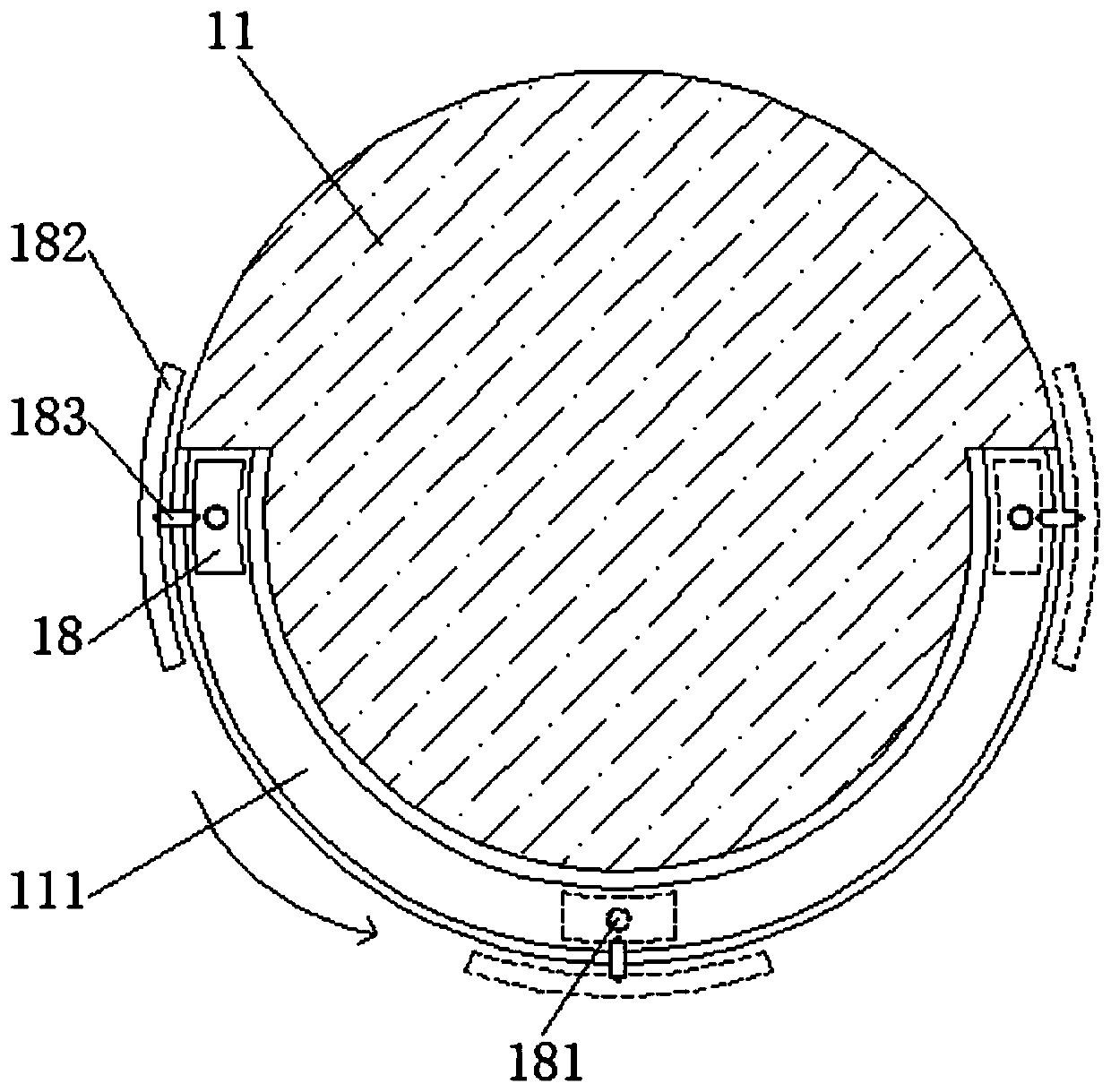 Firstly-opened adjustment valve