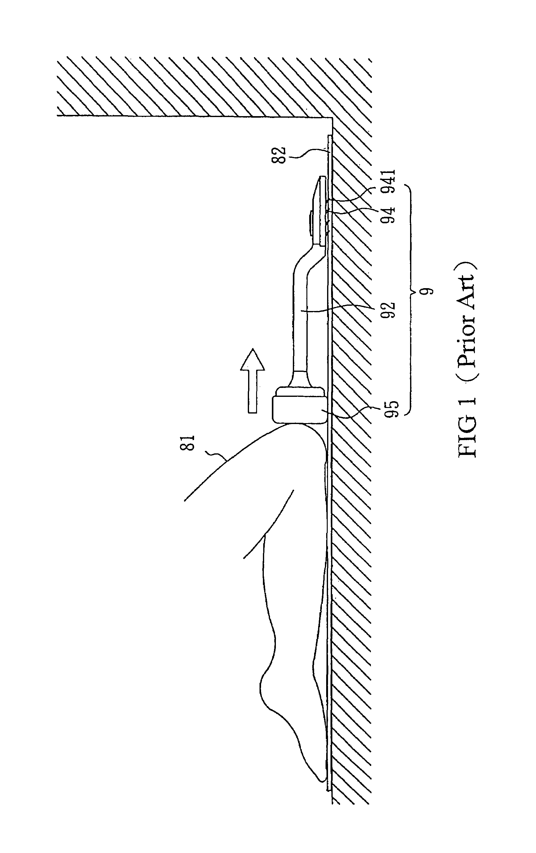 Cushion pad structure for a carpet installation tool