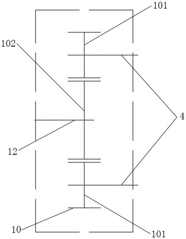 Electric power transfer device with high-speed dual-power source input