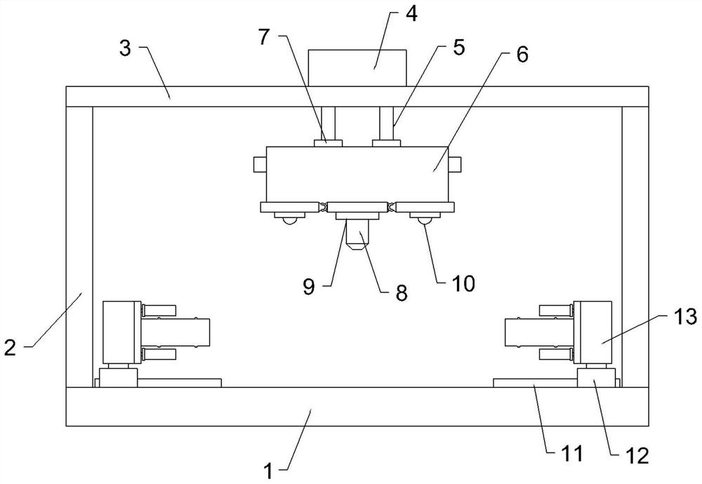 Welding device with detection function for stainless steel pipe fitting production