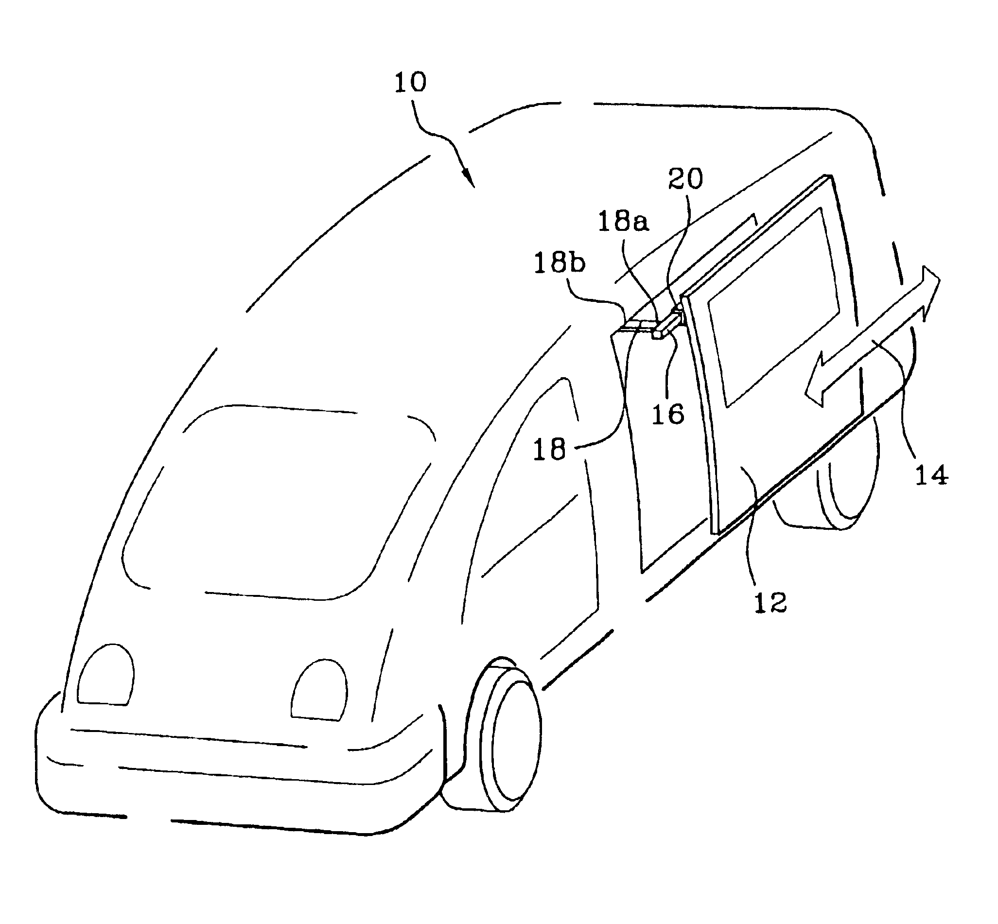 Mechanism for guiding a sliding door, a sliding door, and a motor vehicle provided with such a mechanism