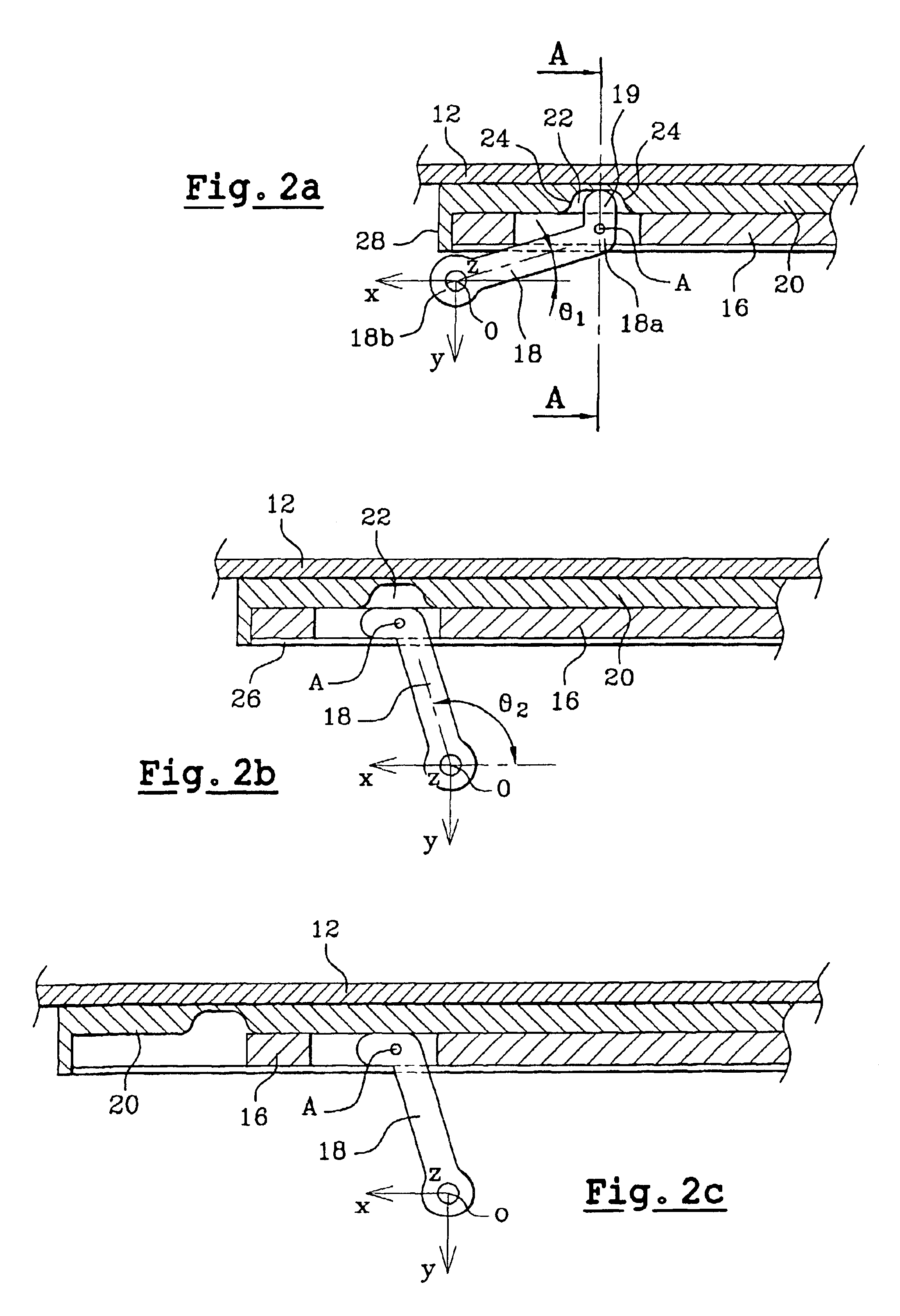 Mechanism for guiding a sliding door, a sliding door, and a motor vehicle provided with such a mechanism