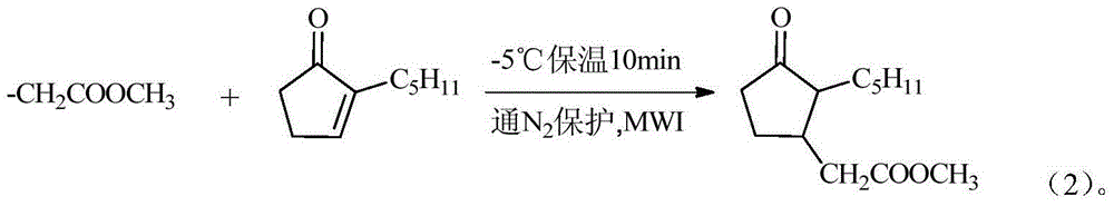 Synthetic method for MDJ (Methyl Dihydrojasmonate)