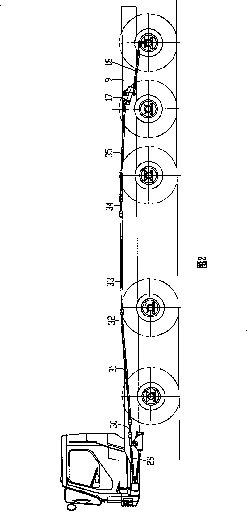 Five-shaft heavy-duty car steering system