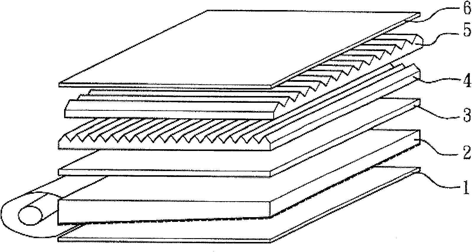 Anti scraping thin film, and liquid crystal display