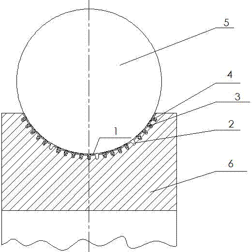 Method for self-lubricating treatment of laser micro-texture of bearing