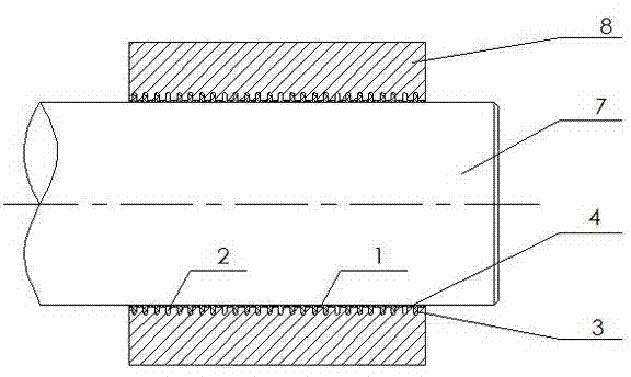 Method for self-lubricating treatment of laser micro-texture of bearing