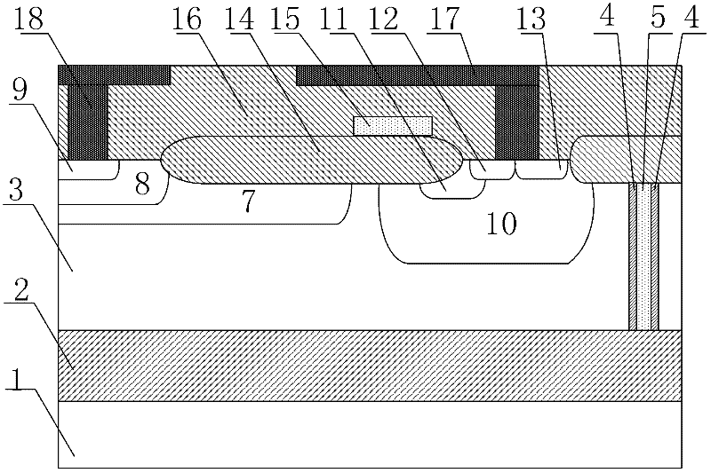 P type metal oxide semiconductor transistor for plasma display panel (PDP) driving chip